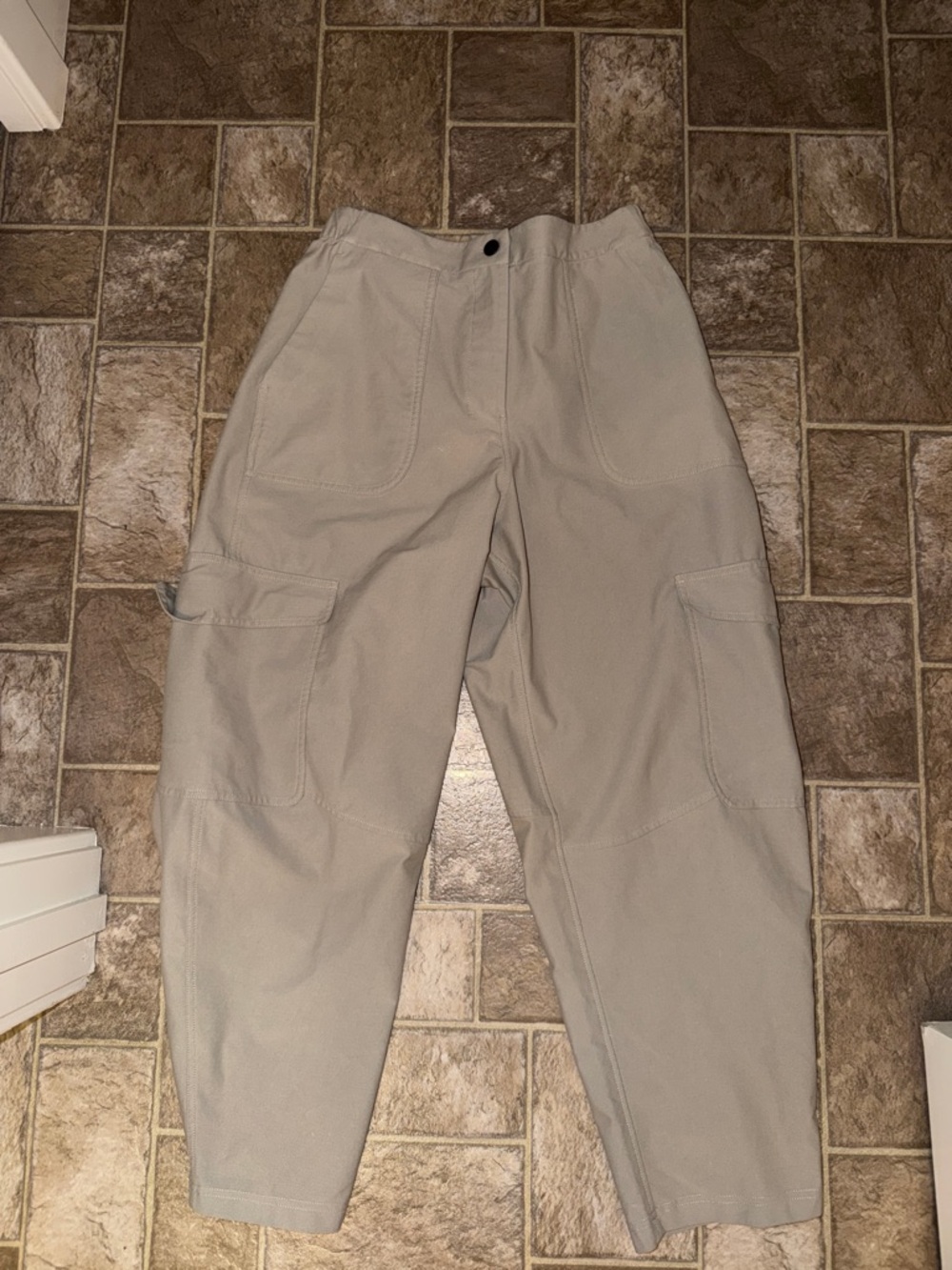 lululemon athletica Light Taupe Cargo Pants Utility Tech